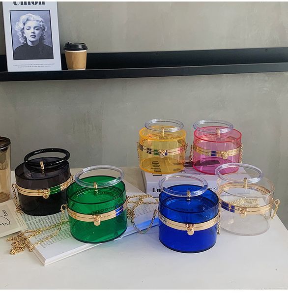 evening bags summer transparent acrylic round party clutch bag for women female purses and handbags mini shoulder crossbody 230725
evening bags summer transparent acrylic round party clutch bag for women female purses and handbags mini shoulder crossbody 230725