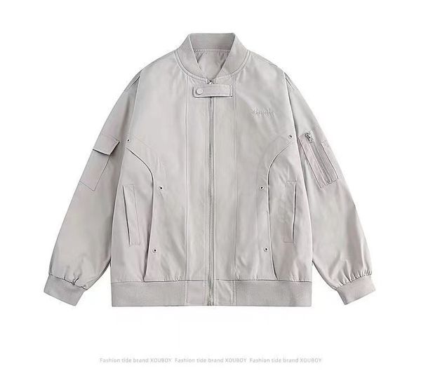 mens jackets baseball uniform windbreaker men loose and versatile man the flight jacket high street spring autumn coats 230726, Black;brown
mens jackets baseball uniform windbreaker men loose and versatile man the flight jacket high street spring autumn coats 230726, Black;brown