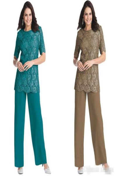 new half sleeves jewel neck mother of the bride suits lace chiffon pants suit plus size custom made6692899, Black;red
new half sleeves jewel neck mother of the bride suits lace chiffon pants suit plus size custom made6692899, Black;red