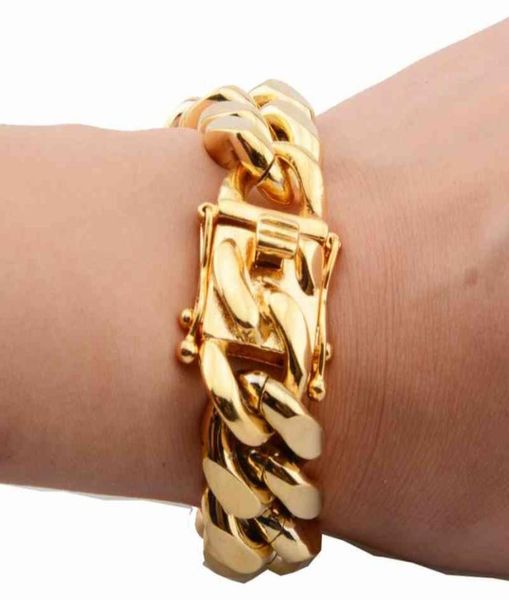 granny chic 81012141618mm wide 811inch mens biker gold color stainls steel miami curb cuban link chain bracelet jewelry6751994, Golden;silver
granny chic 81012141618mm wide 811inch mens biker gold color stainls steel miami curb cuban link chain bracelet jewelry6751994, Golden;silver