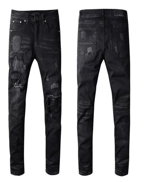 fashion mens jeans men women motorcycle biker jeans mens distressed ripped slim skinny jeans black pants7192119, Blue
fashion mens jeans men women motorcycle biker jeans mens distressed ripped slim skinny jeans black pants7192119, Blue
