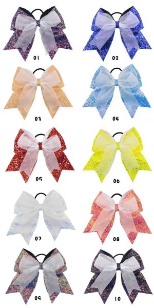 7quot jojo swia kids accessories sequin cheer bows ties children rhinestone girls ponytail holder elasticzz, Slivery;white
7quot jojo swia kids accessories sequin cheer bows ties children rhinestone girls ponytail holder elasticzz, Slivery;white
