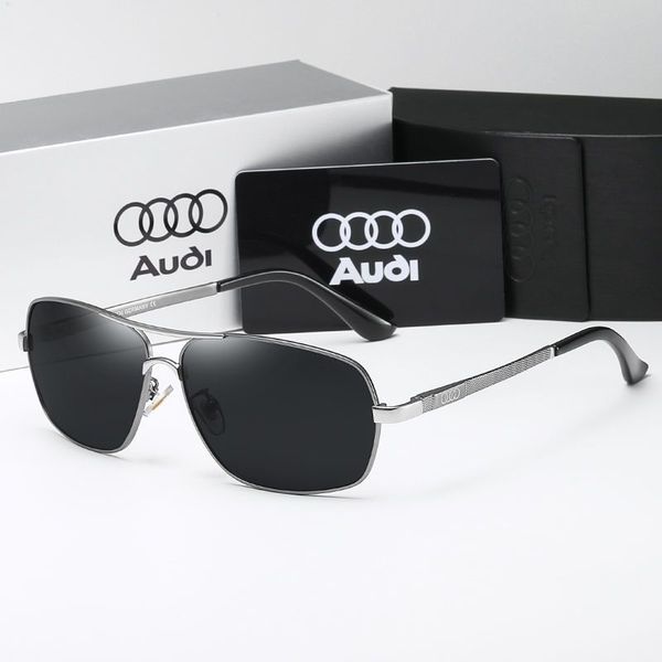 fashion audi sunglasses classic men's 4s store gift high-end polarized driving glasses box style with logo box 2152, White;black
fashion audi sunglasses classic men's 4s store gift high-end polarized driving glasses box style with logo box 2152, White;black