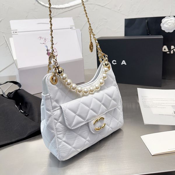 stylish womens shoulder bag classic large pearl chain handbag underarm bag leather seam hardware metal buckle matelasse chain crossbody bags
stylish womens shoulder bag classic large pearl chain handbag underarm bag leather seam hardware metal buckle matelasse chain crossbody bags