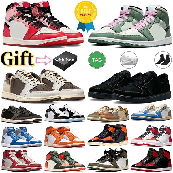 with box jumpman 1 high basketball shoes 1s dutch green panda lost found reverse mocha unc sail black phantom bred toe men women sneakers ou
with box jumpman 1 high basketball shoes 1s dutch green panda lost found reverse mocha unc sail black phantom bred toe men women sneakers ou