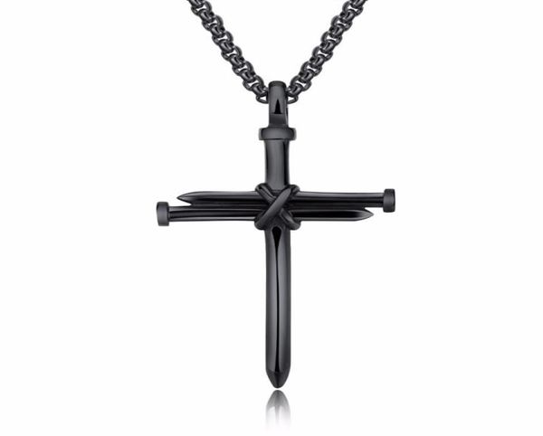 designer necklace stainless steel men women cross necklace religious gold silver black nail cross pendant necklace jewelry box lin4491764
designer necklace stainless steel men women cross necklace religious gold silver black nail cross pendant necklace jewelry box lin4491764