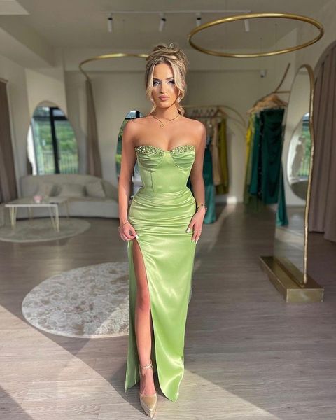 green prom dresses long for women sweetheart beaded crystals high side split evening party birthday pageant gowns formal wear special occasi, Black
green prom dresses long for women sweetheart beaded crystals high side split evening party birthday pageant gowns formal wear special occasi, Black