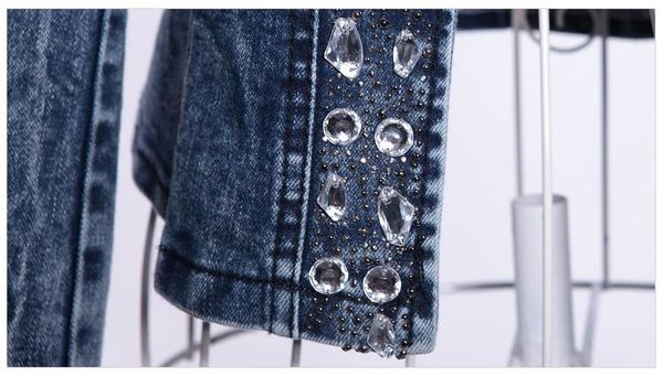 parkas 2023 new arrival spring antumn denim jackets vintage diamonds casual coat women's denim jacket for outerwear jeans clothes 862b, Black
parkas 2023 new arrival spring antumn denim jackets vintage diamonds casual coat women's denim jacket for outerwear jeans clothes 862b, Black