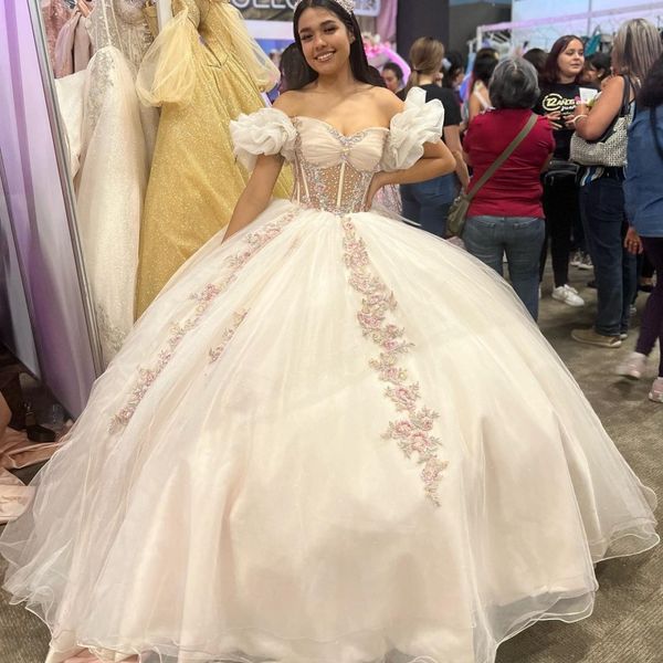 khaki off the shoulder ball gown quinceanera dresses for girls beaded applique lace birthday party gowns lace up back vestidos de 15, Blue;red
khaki off the shoulder ball gown quinceanera dresses for girls beaded applique lace birthday party gowns lace up back vestidos de 15, Blue;red