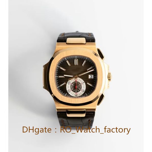 mens watches 40mm 5980r brown dial rose gold case cal.ch 28-520 c automatic movement leather strap transparent back men's sport wristwa, Slivery;brown
mens watches 40mm 5980r brown dial rose gold case cal.ch 28-520 c automatic movement leather strap transparent back men's sport wristwa, Slivery;brown