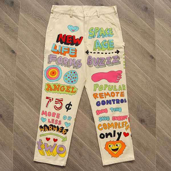 star style tuff crowd cargo pans hand drawn pattern sports casual work pants series 3, Black
star style tuff crowd cargo pans hand drawn pattern sports casual work pants series 3, Black