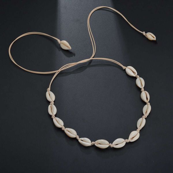 designer fashion jewelry hawaiian style personalized casual necklace with woven shell short collar necklace, Golden;silver
designer fashion jewelry hawaiian style personalized casual necklace with woven shell short collar necklace, Golden;silver