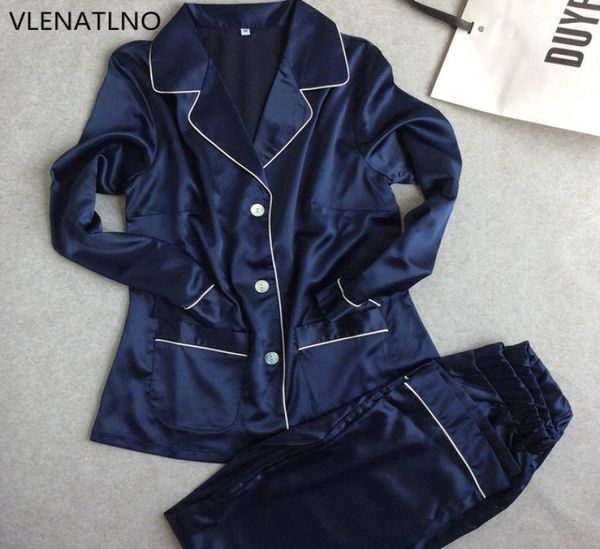 whole womens lace silk sleepwear pajamas sets satin spring autumn longsleeved pyjama leisure loungewear navy blue set all se5175367, Black;red
whole womens lace silk sleepwear pajamas sets satin spring autumn longsleeved pyjama leisure loungewear navy blue set all se5175367, Black;red