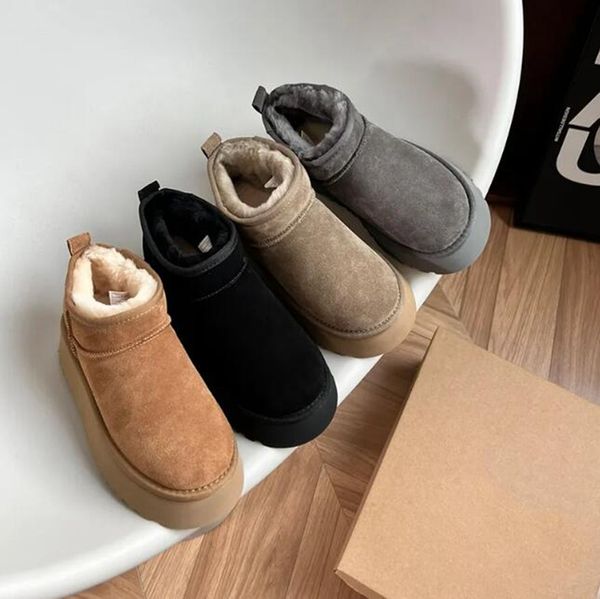 boots women winter ultra mini boot designer australian platform boots for men real leather warm ankle fur booties luxurious shoe eur43, Black
boots women winter ultra mini boot designer australian platform boots for men real leather warm ankle fur booties luxurious shoe eur43, Black