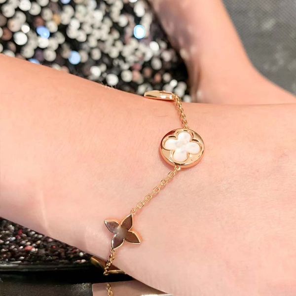fashion designer bracelet classic five bracelet sterling silver material noble simple temperament fresh bracelet, Black
fashion designer bracelet classic five bracelet sterling silver material noble simple temperament fresh bracelet, Black