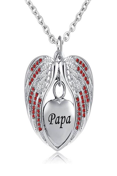 angel wing urn necklace for ashes cremation memorial keepsake heart pendant birthstone necklace for papa jewelry2082828, Silver
angel wing urn necklace for ashes cremation memorial keepsake heart pendant birthstone necklace for papa jewelry2082828, Silver