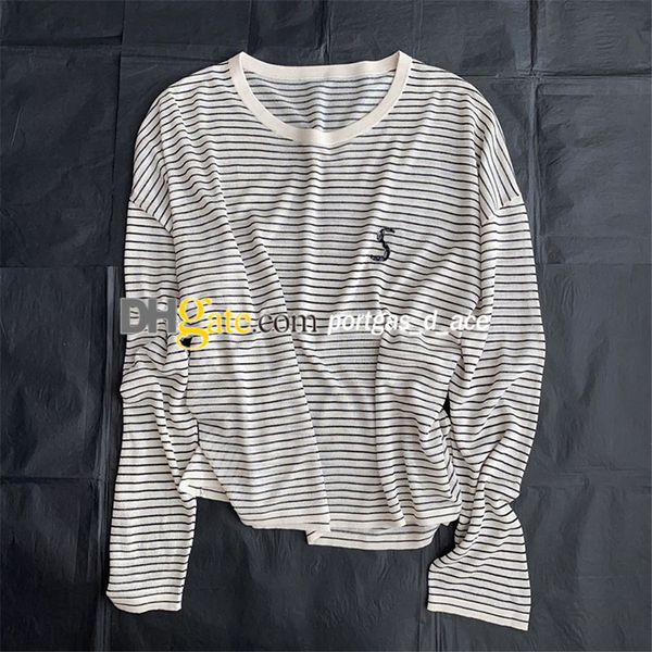 luxury striped women t shirt letter sequins design shirts on chest woman lady daily casual top, Black
luxury striped women t shirt letter sequins design shirts on chest woman lady daily casual top, Black