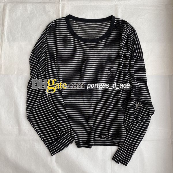designer striped women t shirt letter sequins design shirts on chest woman lady daily casual top, Black
designer striped women t shirt letter sequins design shirts on chest woman lady daily casual top, Black