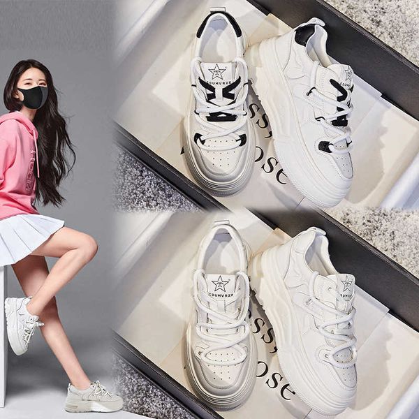 foam sole genuine leather small white shoes 2023 autumn new women's thick sole shoes sports board shoes women's casual versatile w, Black
foam sole genuine leather small white shoes 2023 autumn new women's thick sole shoes sports board shoes women's casual versatile w, Black