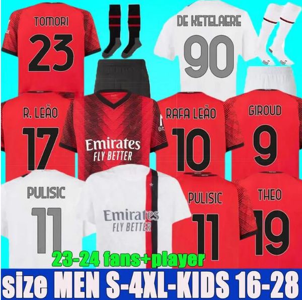 23/24 ac milans pulisic rafa leao soccer jerseys ibrahimovic giroud 2023 2024 theo lazetic shirt romagnoli s.castillejo brahim koche men kid, Black;yellow
23/24 ac milans pulisic rafa leao soccer jerseys ibrahimovic giroud 2023 2024 theo lazetic shirt romagnoli s.castillejo brahim koche men kid, Black;yellow