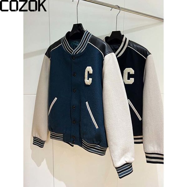 mens jackets luxury brand fashion letter embroidery famous baseball jacket original design single breasted loose 230726, Black;brown
mens jackets luxury brand fashion letter embroidery famous baseball jacket original design single breasted loose 230726, Black;brown