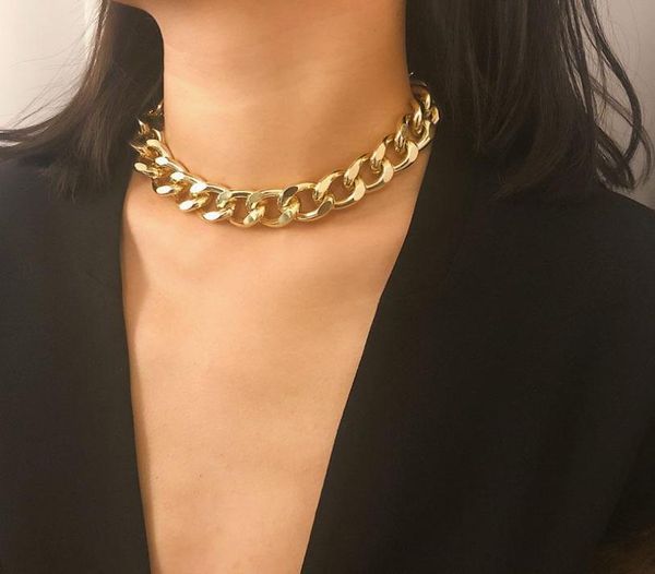 punk gold color thick chain necklace for women hip hop exaggerated big chunky collar necklaces jeweley gift7573990, Silver
punk gold color thick chain necklace for women hip hop exaggerated big chunky collar necklaces jeweley gift7573990, Silver