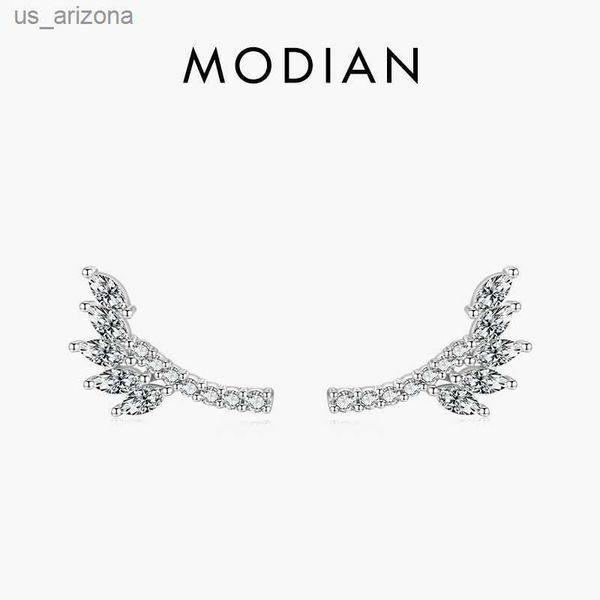 modian 925 sterling silver stylish tree leaves stud earrings for women clear cz piercing earrings fine jewelry wedding gift l230620, Golden;silver
modian 925 sterling silver stylish tree leaves stud earrings for women clear cz piercing earrings fine jewelry wedding gift l230620, Golden;silver