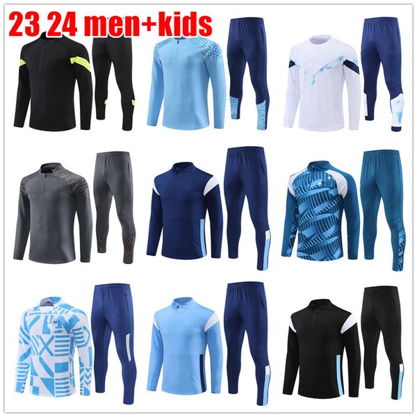2023 man tracksuit city haaland half zip training suit 23 24 new men kids long sleeve sportswear football boys girls survatment foot chandal, Black
2023 man tracksuit city haaland half zip training suit 23 24 new men kids long sleeve sportswear football boys girls survatment foot chandal, Black