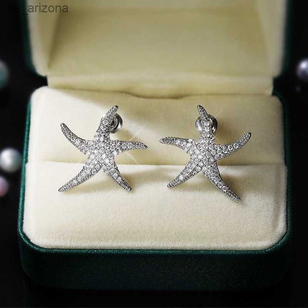 huitan beautiful starfish ear-ring women simple stylish accessories party daily wear delicate female stud earring luxury jewelry l230620, Golden;silver
huitan beautiful starfish ear-ring women simple stylish accessories party daily wear delicate female stud earring luxury jewelry l230620, Golden;silver