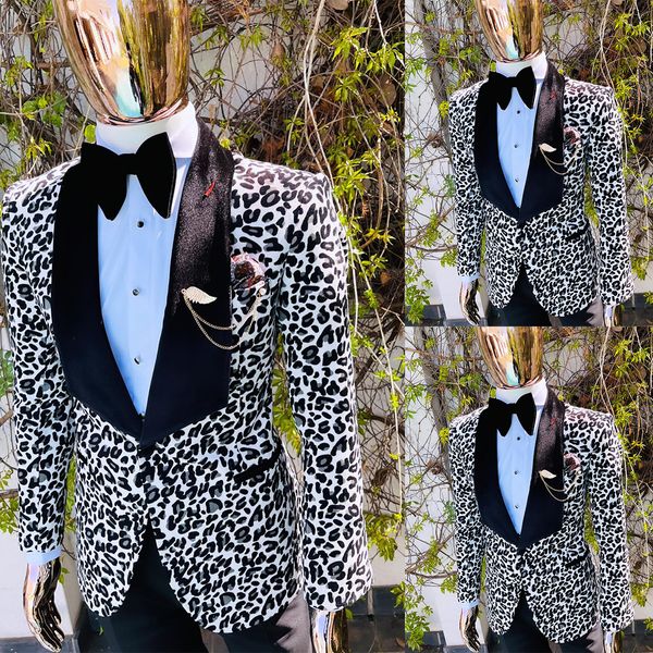 2 pieces wedding tuxedos men suits leopard pattern shawl lapel one button pockets customize coat pants fashion formal casual prom tailored, Black;gray
2 pieces wedding tuxedos men suits leopard pattern shawl lapel one button pockets customize coat pants fashion formal casual prom tailored, Black;gray
