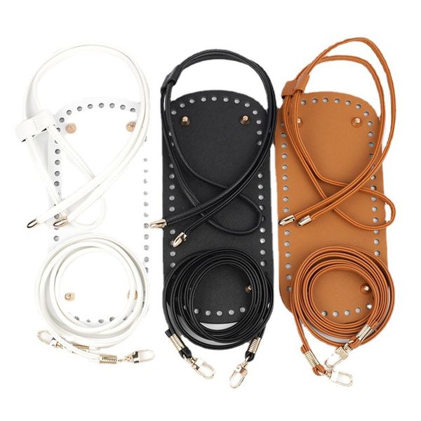 bag parts accessories 3pcsset bottom shaper diy knitting crochet pu leather handbag purse base with strap string bucket 230725, Black
bag parts accessories 3pcsset bottom shaper diy knitting crochet pu leather handbag purse base with strap string bucket 230725, Black