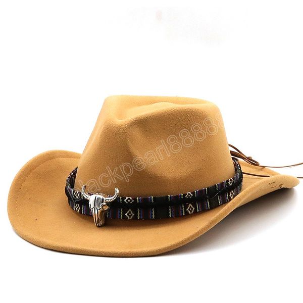 western cowboy hats women men wide brim fedora hat metal bull head decoration jazz hat cowgirl riding hats for men, Blue;gray
western cowboy hats women men wide brim fedora hat metal bull head decoration jazz hat cowgirl riding hats for men, Blue;gray