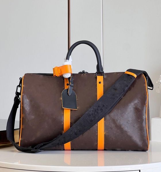 luxury fashion men duffel bags keepall 50 travel duffle bags bandouliere brand designer luggage handbags with lock large capacity sport bag
luxury fashion men duffel bags keepall 50 travel duffle bags bandouliere brand designer luggage handbags with lock large capacity sport bag