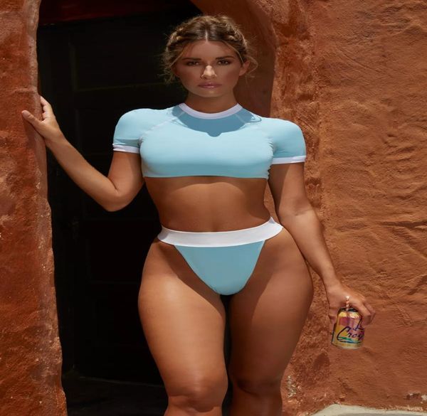 new crop swimwear for women bikini set 2019 short sleeve bikinis swimsuit woman biquini ladies summer beach swim wear bat5046393
new crop swimwear for women bikini set 2019 short sleeve bikinis swimsuit woman biquini ladies summer beach swim wear bat5046393