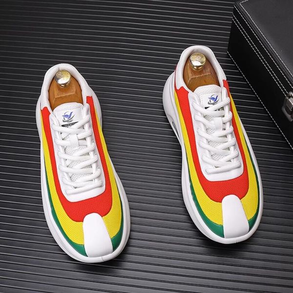 2023 summer new breathable casual sports shoes men's thick soles inside elevating board shoes a26, Black
2023 summer new breathable casual sports shoes men's thick soles inside elevating board shoes a26, Black