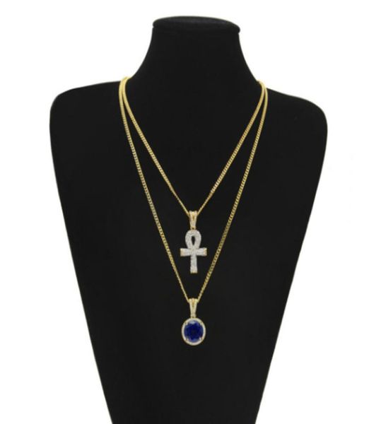2 in1 gold plated ankh egyptian key rhinestone crystal cross pendant pendant necklaceblue ruby pendant necklace jewelry set men h6861213, Silver
2 in1 gold plated ankh egyptian key rhinestone crystal cross pendant pendant necklaceblue ruby pendant necklace jewelry set men h6861213, Silver