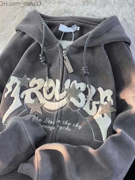 women's hoodies sweatshirts embroidered zipper cardigan women's clothing autumn and winter vintage hoodie plush thick sweater loos, Black
women's hoodies sweatshirts embroidered zipper cardigan women's clothing autumn and winter vintage hoodie plush thick sweater loos, Black