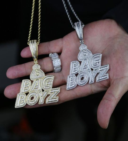 chains punk styles necklace with full cubic zircon paved letter bag boyz charm pendant rope chain for men boy hip hop8622953, Silver
chains punk styles necklace with full cubic zircon paved letter bag boyz charm pendant rope chain for men boy hip hop8622953, Silver