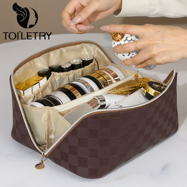 cosmetic bags cases toiletry women's pillow cosmetic bag plaid makeup pouch toiletries organizer large capacity storage bags pu leather
cosmetic bags cases toiletry women's pillow cosmetic bag plaid makeup pouch toiletries organizer large capacity storage bags pu leather