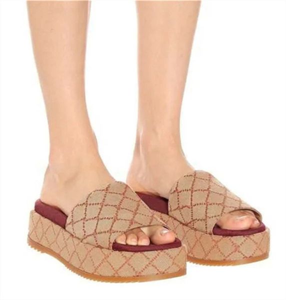 designer slippers colorful womens platform fashion sandals mid heel high 55mm canvas sandals beach slippers 35-42, Black
designer slippers colorful womens platform fashion sandals mid heel high 55mm canvas sandals beach slippers 35-42, Black