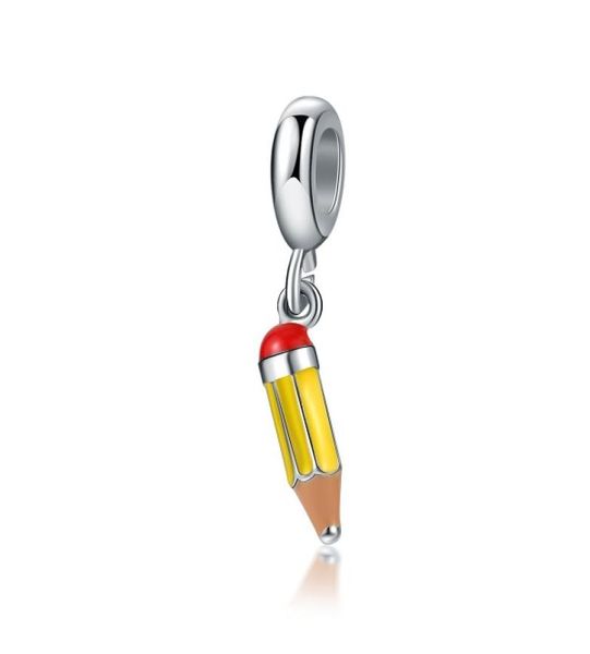 fit charm bracelet european silver charms beads yellow enamel mini pencil pendant diy chain for women bangle necklace jewelry9217680, Black
fit charm bracelet european silver charms beads yellow enamel mini pencil pendant diy chain for women bangle necklace jewelry9217680, Black