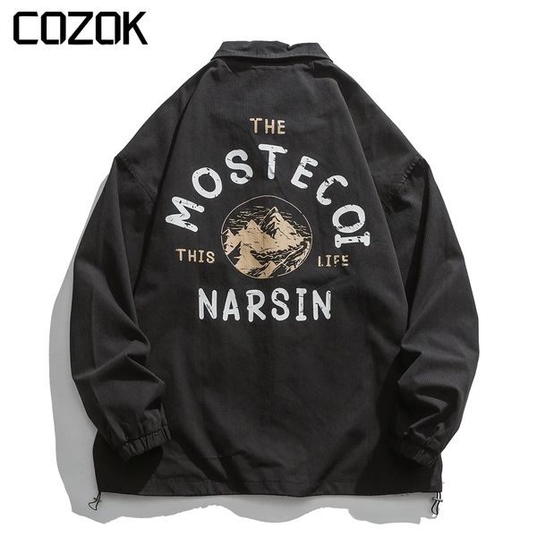 mens jackets japanese vintage zipper bomber jacket men harajuku pilot streetwear letter print couple baseball women coat spring 230726, Black;brown
mens jackets japanese vintage zipper bomber jacket men harajuku pilot streetwear letter print couple baseball women coat spring 230726, Black;brown