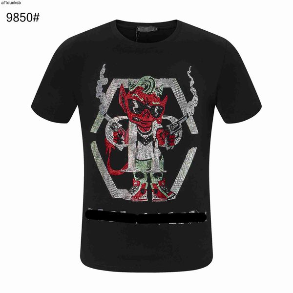 luxury with mens designer t shirt casual philipps men hip hop clothes man womens tees plein summer letters print short sleeves, White;black
luxury with mens designer t shirt casual philipps men hip hop clothes man womens tees plein summer letters print short sleeves, White;black