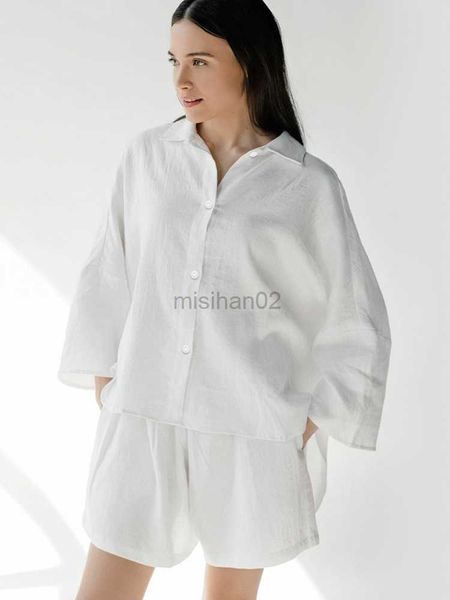 women's sleep lounge linad cotton women's home clothes 2 piece sets loose three quarter sleeve sleepwear female casual suits with
women's sleep lounge linad cotton women's home clothes 2 piece sets loose three quarter sleeve sleepwear female casual suits with
