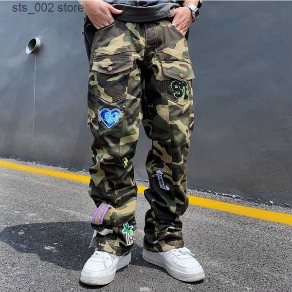 men's pants multi-pocket washed cargo pants y2k retro high street fashion high waist casual pants couple harajuku simple mopping pants, Black
men's pants multi-pocket washed cargo pants y2k retro high street fashion high waist casual pants couple harajuku simple mopping pants, Black