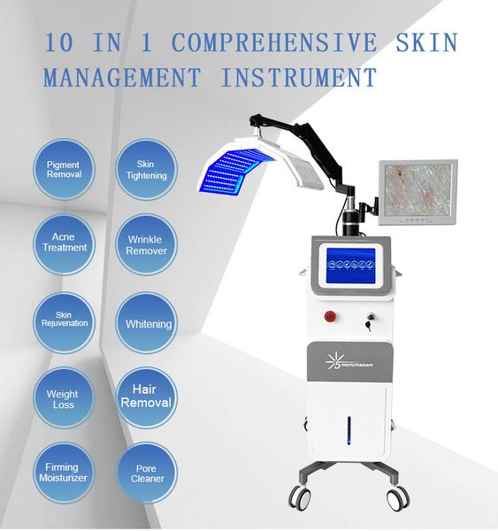 10 in 1 comprehensive skin management instrument 7 color pn pdt led light therapy wrinkle remover whitening pigment removal pore cleaner mac
10 in 1 comprehensive skin management instrument 7 color pn pdt led light therapy wrinkle remover whitening pigment removal pore cleaner mac
