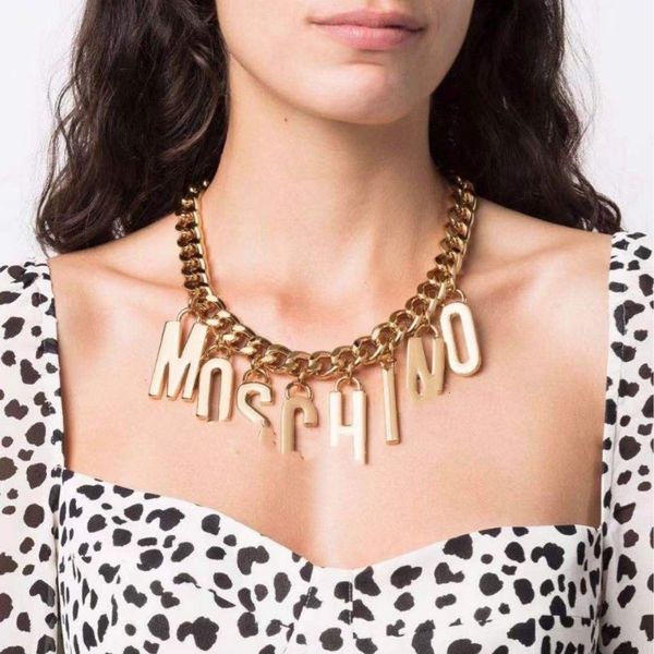 hoop huggie 2023 for mosch letter necklaces tassel gold waist for bracelet necklace pendant punk style women jewelry 230727, Golden;silver
hoop huggie 2023 for mosch letter necklaces tassel gold waist for bracelet necklace pendant punk style women jewelry 230727, Golden;silver