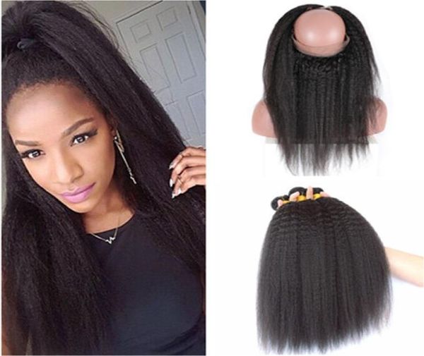 coarse yaki 360 lace frontal closure 225x4x2 with weaves mongolian kinky straight virgin human hair weaves with 360 lace closure 2972712, Black;brown
coarse yaki 360 lace frontal closure 225x4x2 with weaves mongolian kinky straight virgin human hair weaves with 360 lace closure 2972712, Black;brown