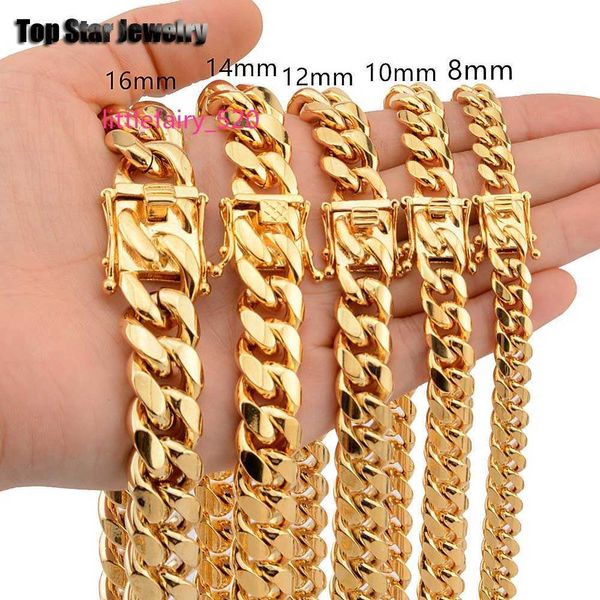 chains 8mm/10mm/12mm/14mm/16mm stainless steel jewelry 18k gold plated high polished miami cuban link necklace men punk curb chain butterfly, Silver
chains 8mm/10mm/12mm/14mm/16mm stainless steel jewelry 18k gold plated high polished miami cuban link necklace men punk curb chain butterfly, Silver