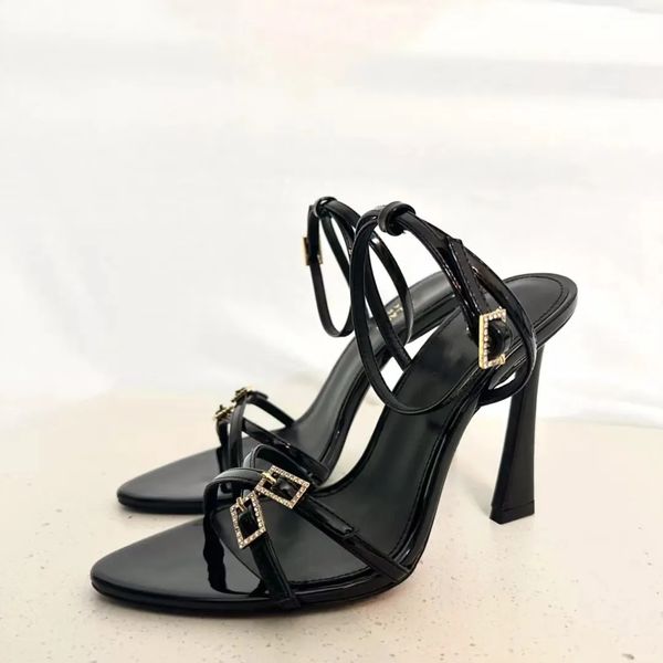 metallic buckle decoration sandal stiletto heels slippers heeled shoes women's sandal leather outsole party queen evening dress shoes w, Black
metallic buckle decoration sandal stiletto heels slippers heeled shoes women's sandal leather outsole party queen evening dress shoes w, Black